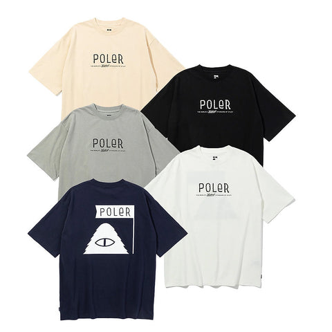 FURRY FONT RELAX FIT TEE - BLACK
