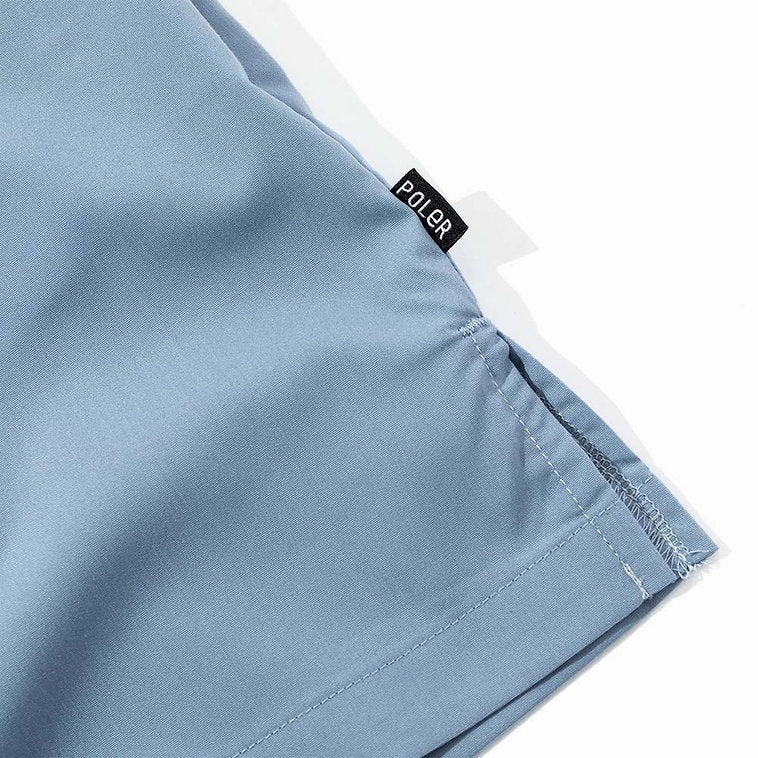 TOURIST TRAP RELAX OPEN COLLAR SHIRT-BLUE