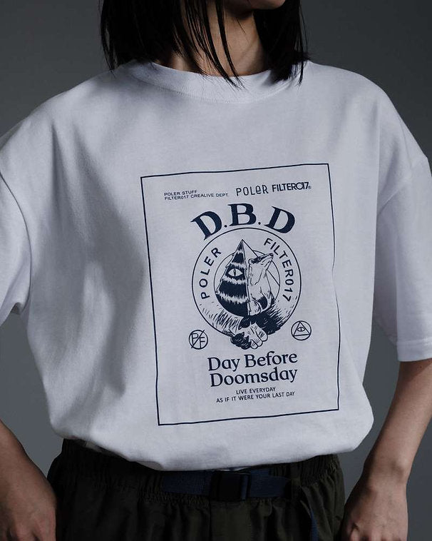 Filter017® X POLeR® DBD Logo Tee -S/S Tee / White