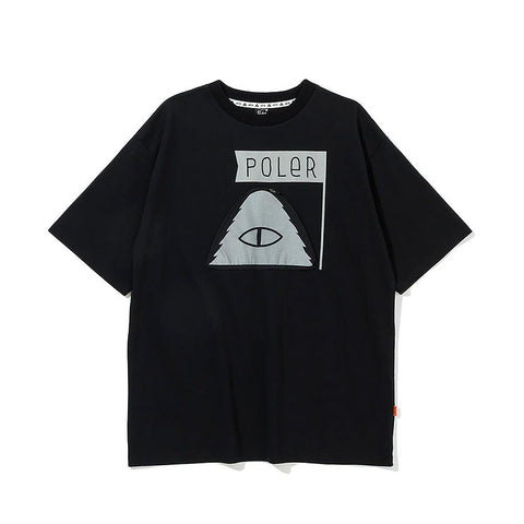 PRM WASH SUMMIT POCKET TEE - BLACK