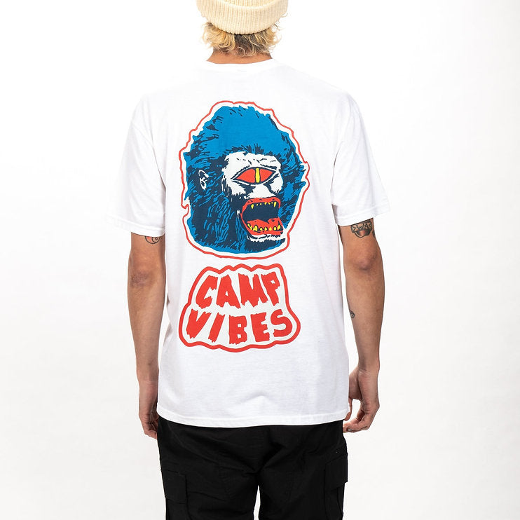 MAN WOLF RELAX FIT TEE - WHITE