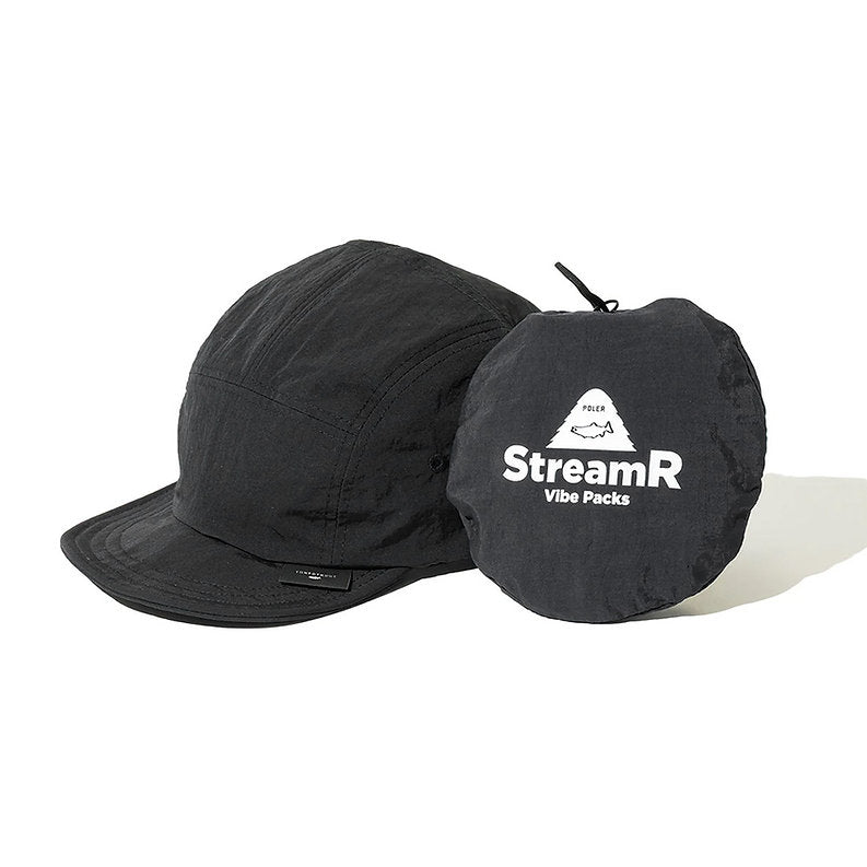 Poler x Tonedtrout StreamR Packable Cap - Black