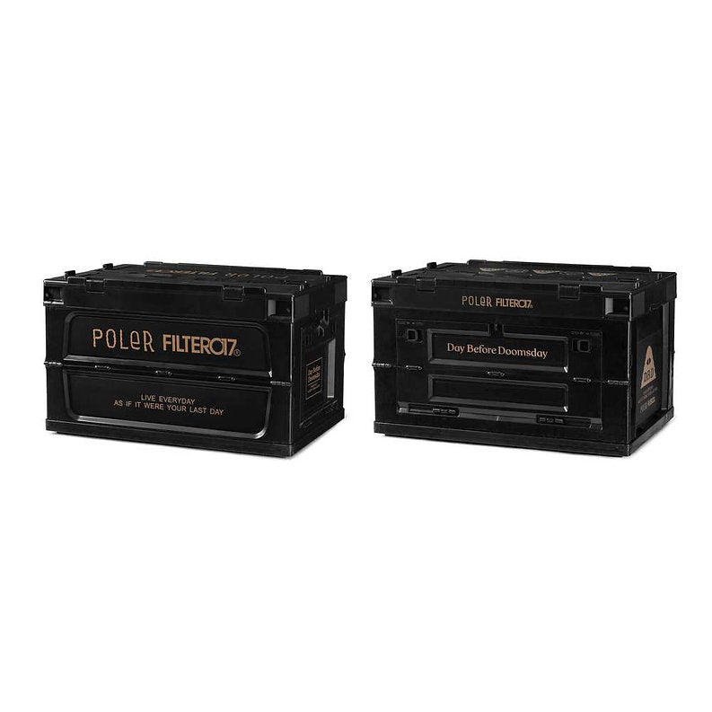 Filter017® X POLeR® DBD Logo Folding Container-Black