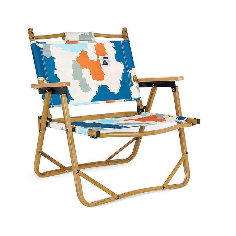 LIGHTWEIGHT CAMPING CHAIR -DRKBLUE CAMO