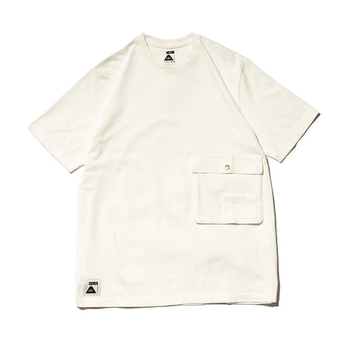 MAX WEIGHT D/POCKET TEE -WHITE