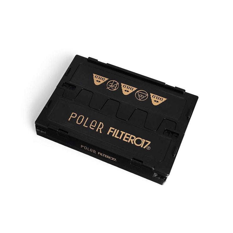 Filter017® X POLeR® DBD Logo Folding Container-Black