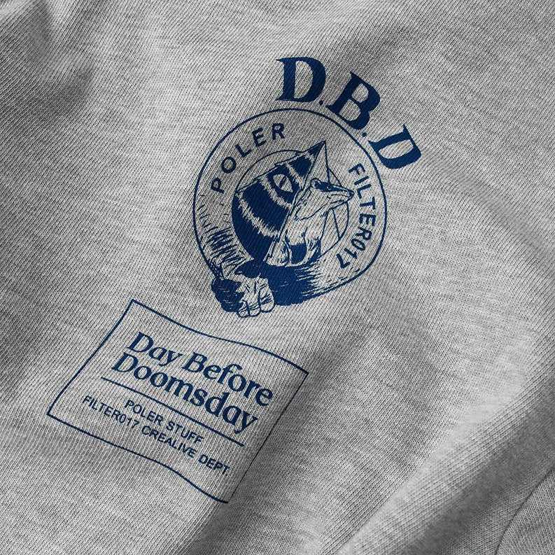 POLeR® X Filter017® DBD Logo Long Sleeves Tee  / Gray