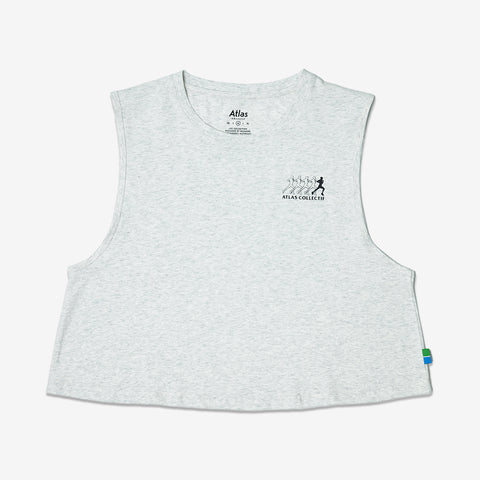 (R)unwind WMNS Crop Tank Grey