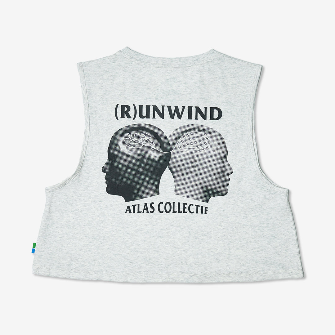 (R)unwind WMNS Crop Tank Grey