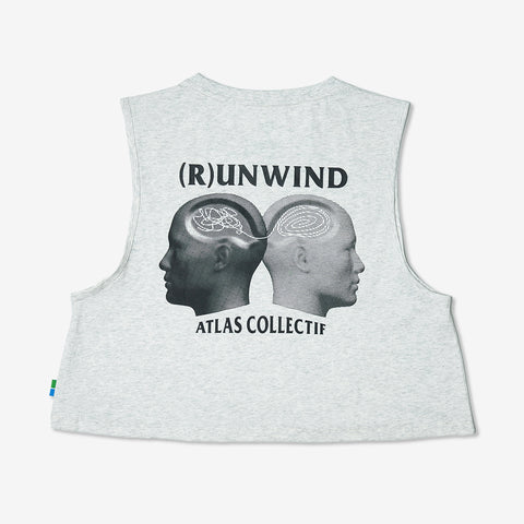 (R)unwind WMNS Crop Tank Grey