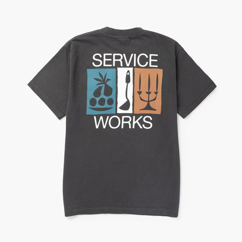 Nourish Pocket Tee - Charcoal