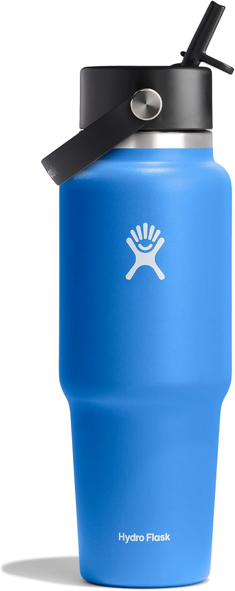 WIDE FLEX STRAW TRAVEL BOTTLE 32OZ