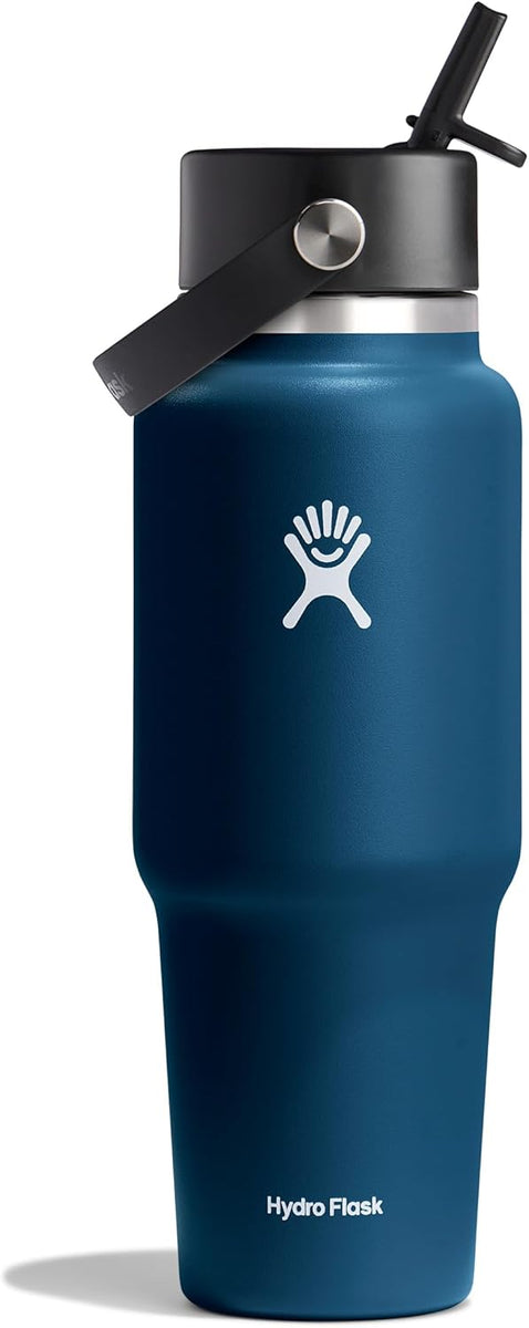 WIDE FLEX STRAW TRAVEL BOTTLE 32OZ
