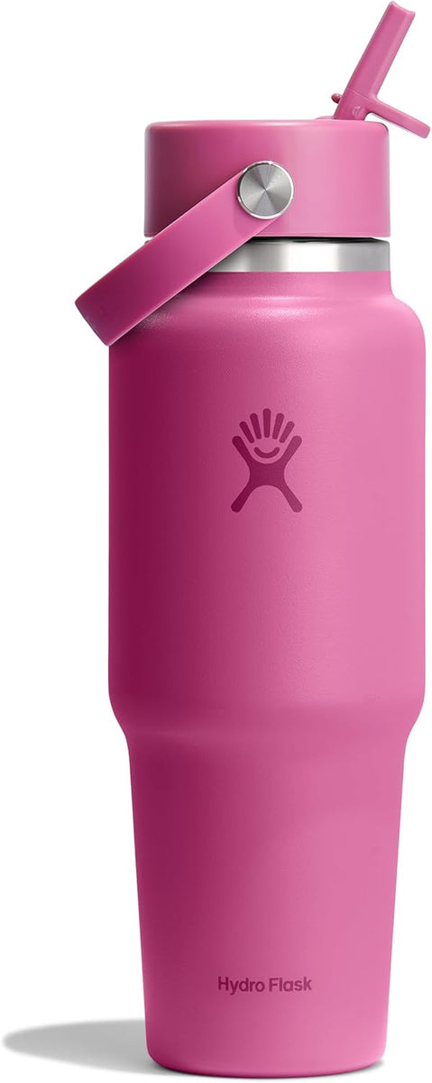 WIDE FLEX STRAW TRAVEL BOTTLE 32OZ