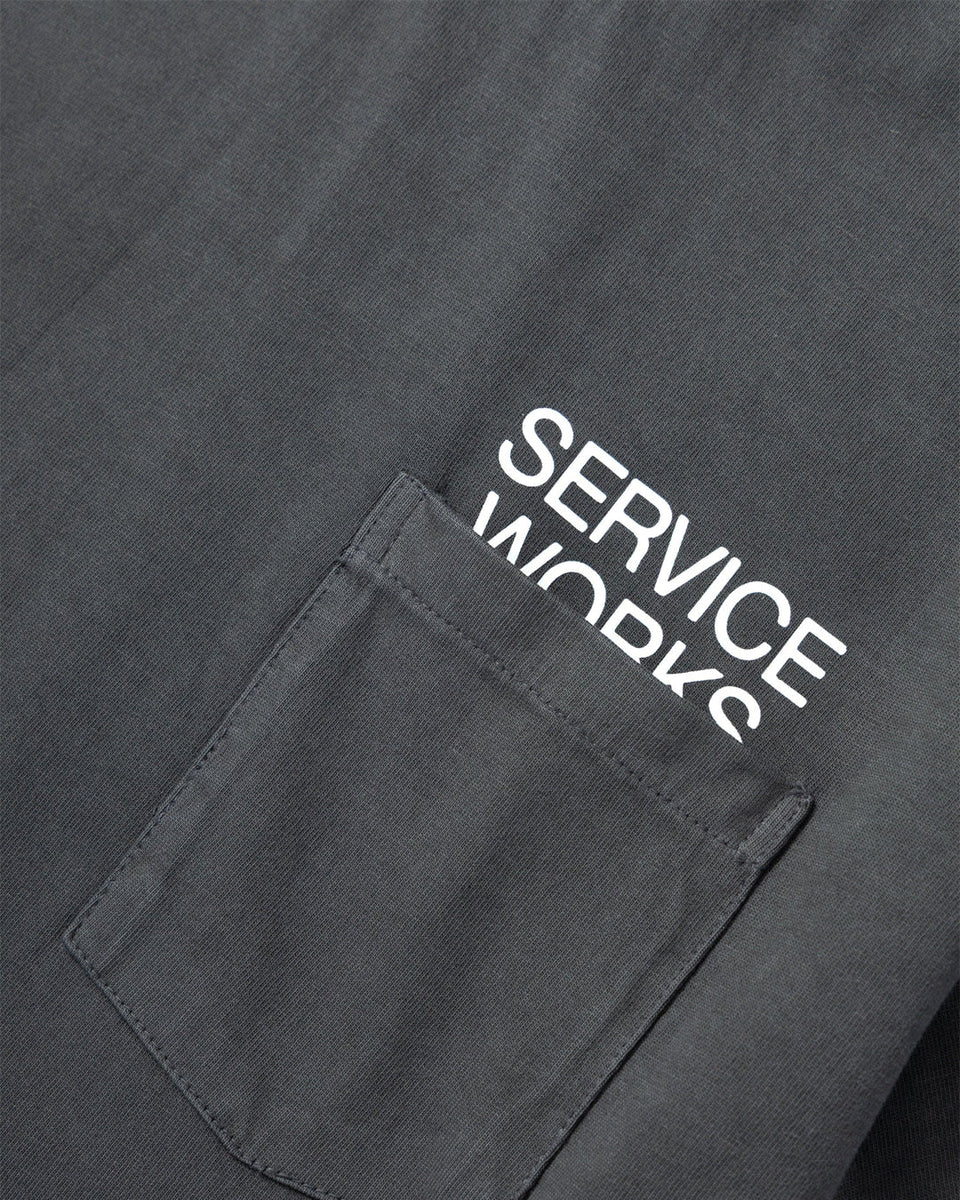 Nourish Pocket Tee - Charcoal