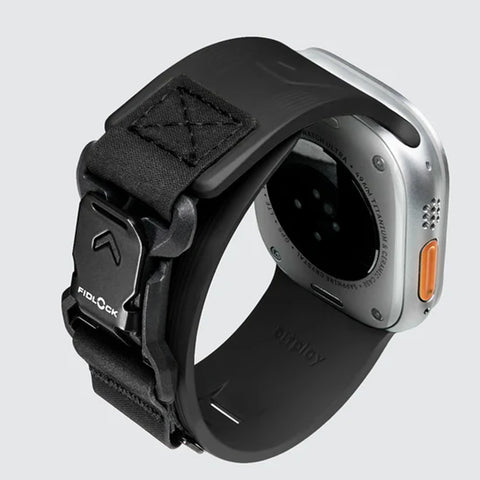 Waterproof FKM Rubber Fidlock Quick Release Watch Band
for Apple Watch Ultra / 46 / 45 / 44 mm