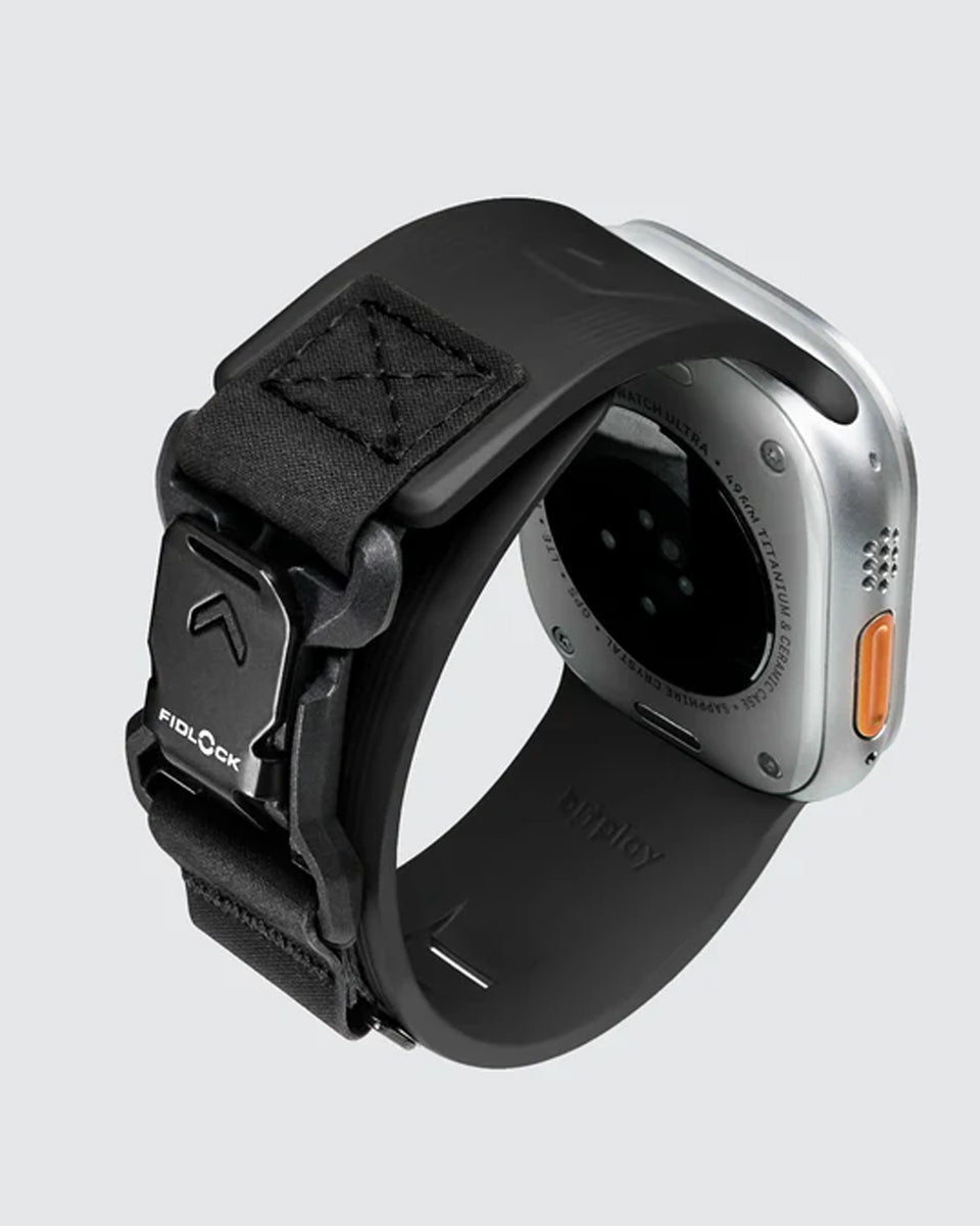 Waterproof FKM Rubber Fidlock Quick Release Watch Band
for Apple Watch Ultra / 46 / 45 / 44 mm