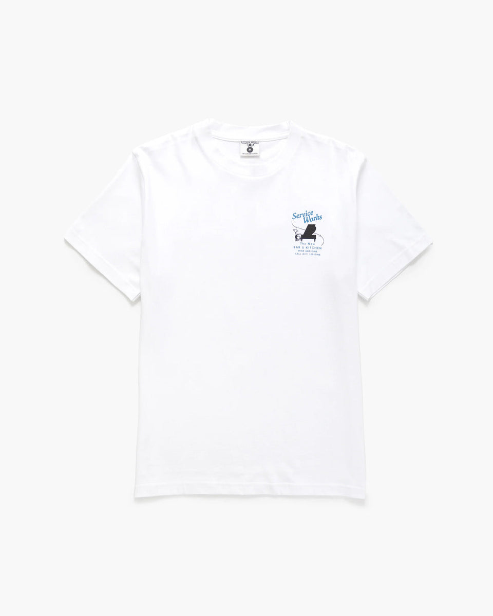 Bar + Kitchen Tee - White