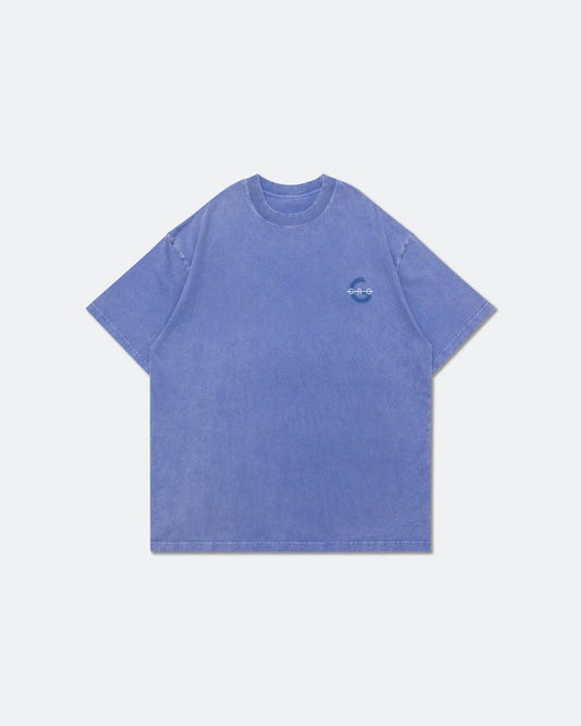 Snow Washed Small Logo Tee - Purple
