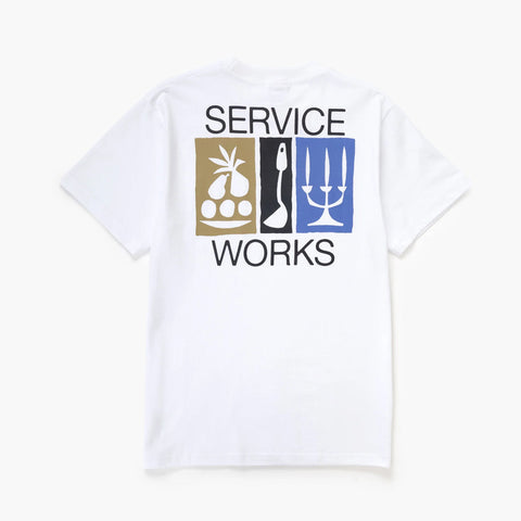 Nourish Pocket Tee - White