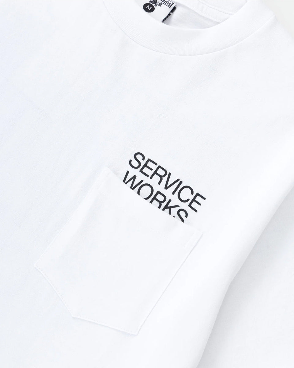 Nourish Pocket Tee - White