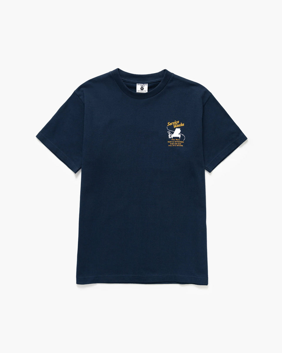 Bar + Kitchen Tee - Navy