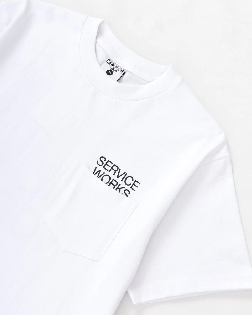 Nourish Pocket Tee - White