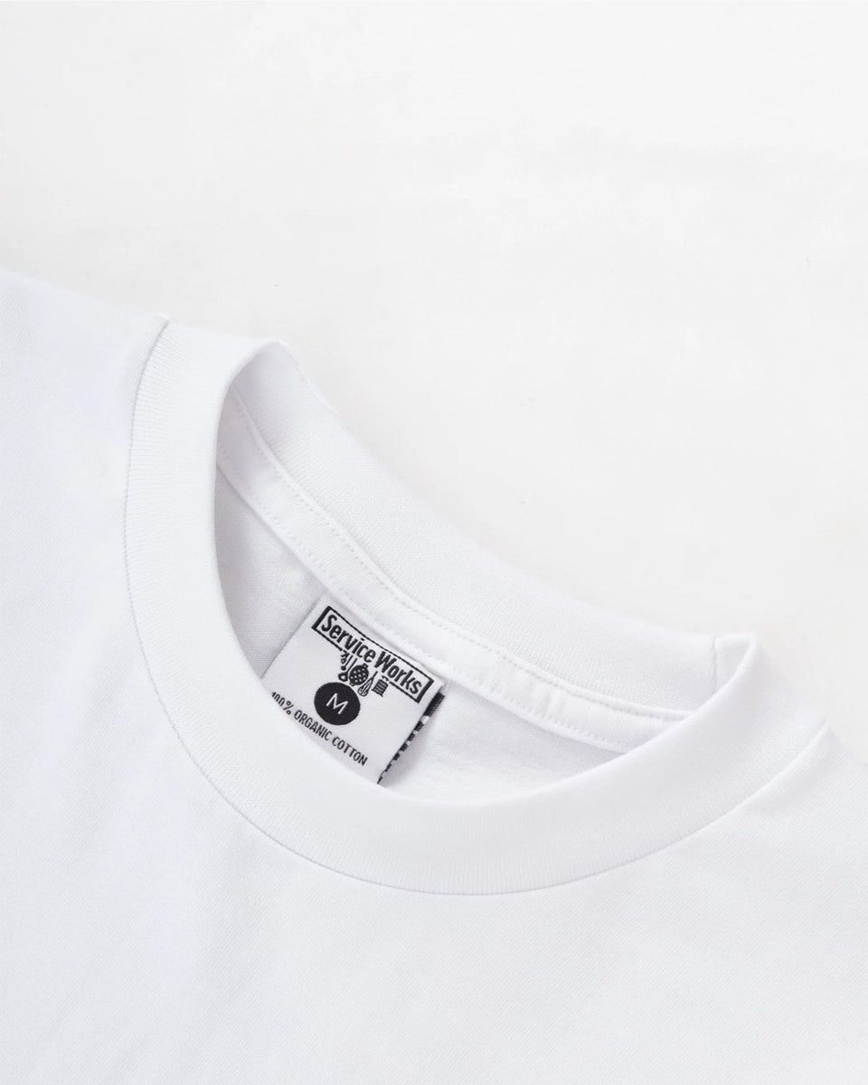 Nourish Pocket Tee - White