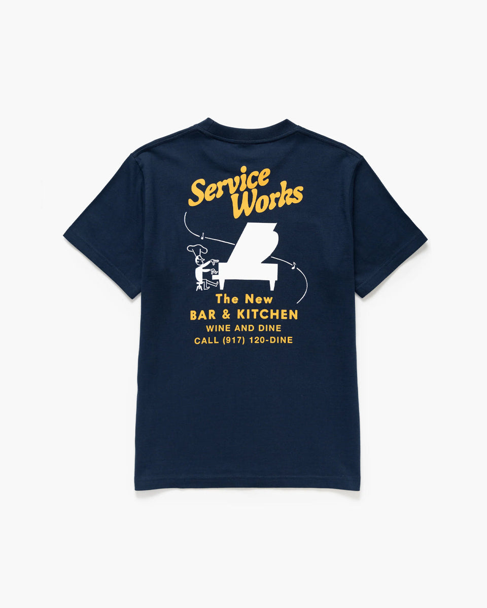 Bar + Kitchen Tee - Navy