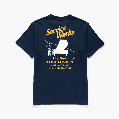 Bar + Kitchen Tee - Navy