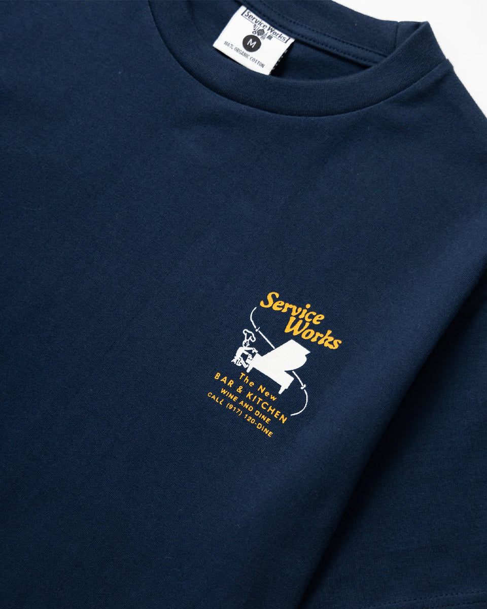 Bar + Kitchen Tee - Navy