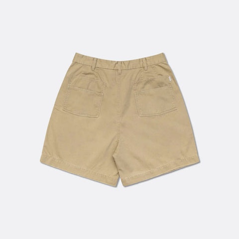 Washed Chino Shorts - Khaki