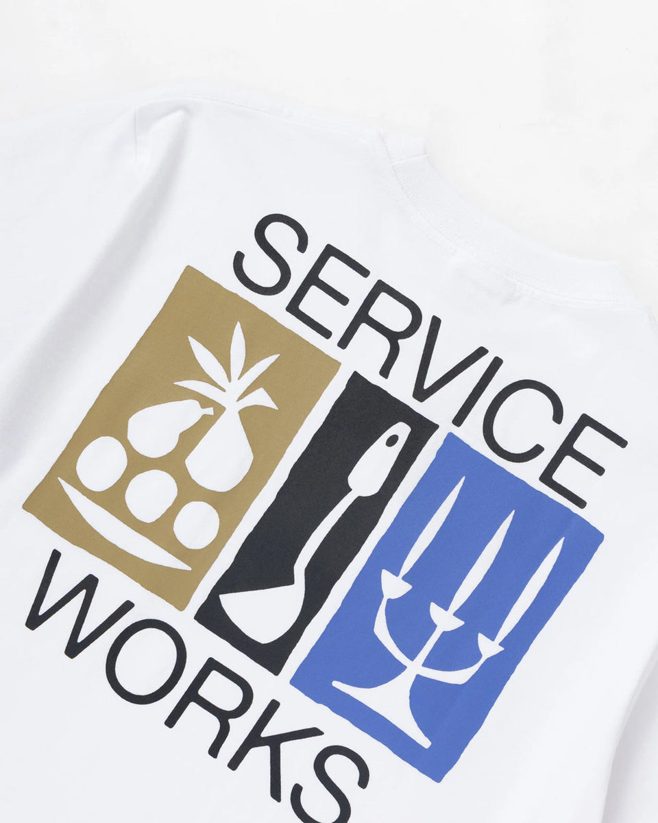 Nourish Pocket Tee - White