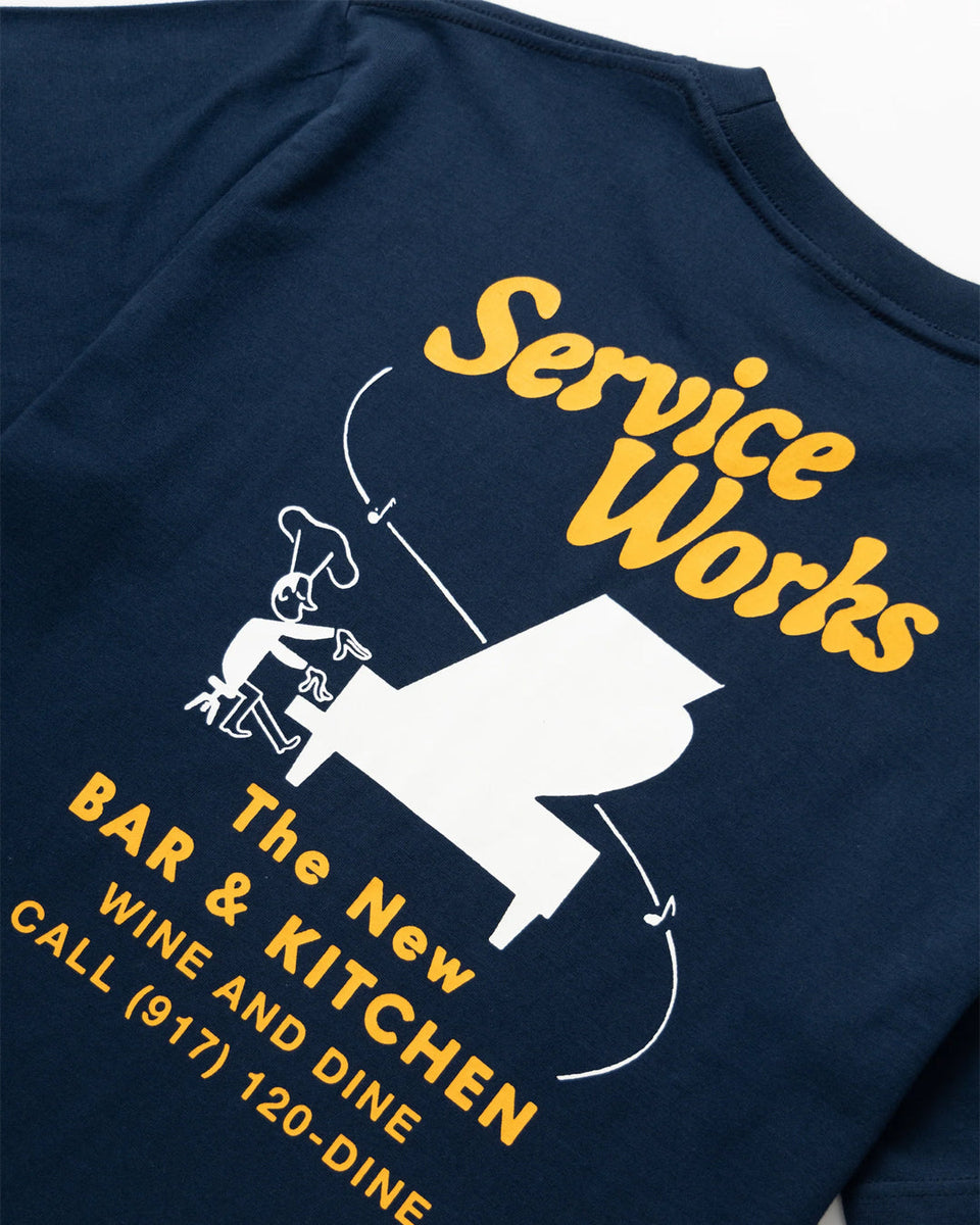 Bar + Kitchen Tee - Navy