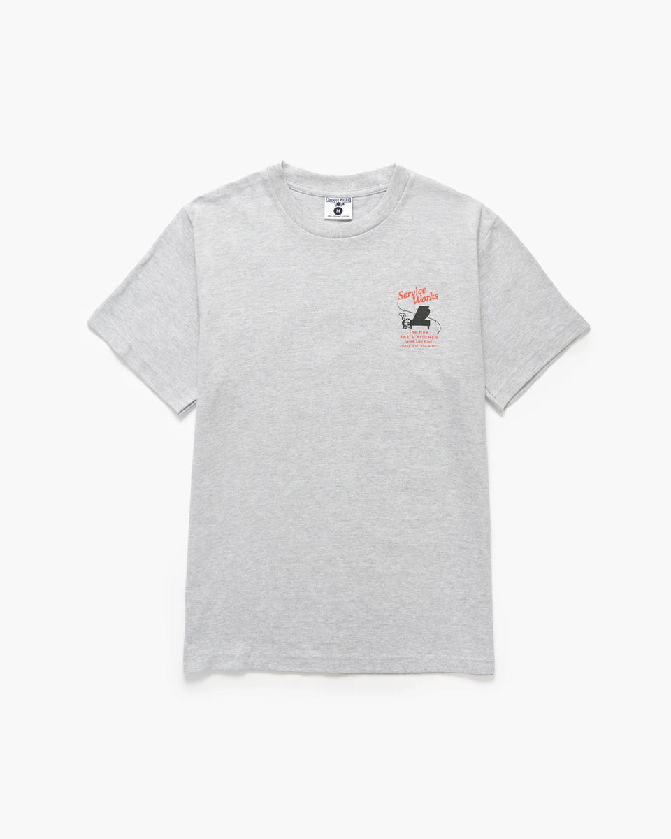 Bar + Kitchen Tee - Heather Grey