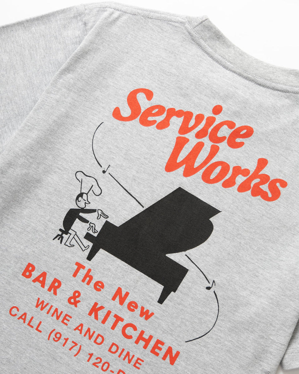 Bar + Kitchen Tee - Heather Grey