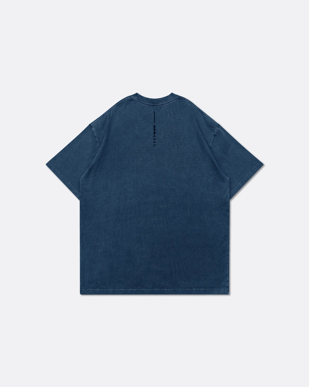 Snow Washed Small Logo Tee - Navy
