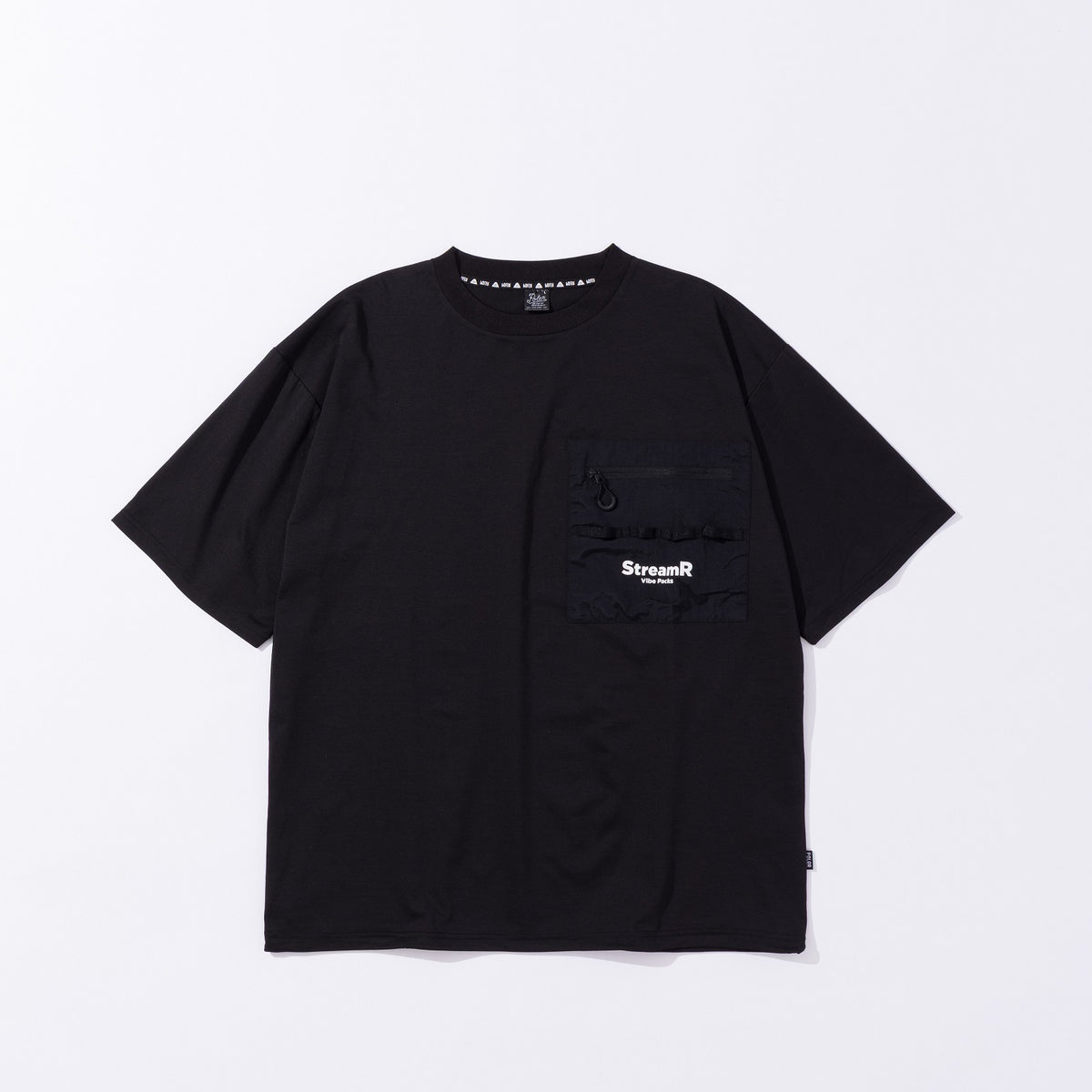 STRMR DRWCRD DRY S/S TSH - BLACK