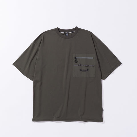 STRMR DRWCRD DRY S/S TSH - OLIVE
