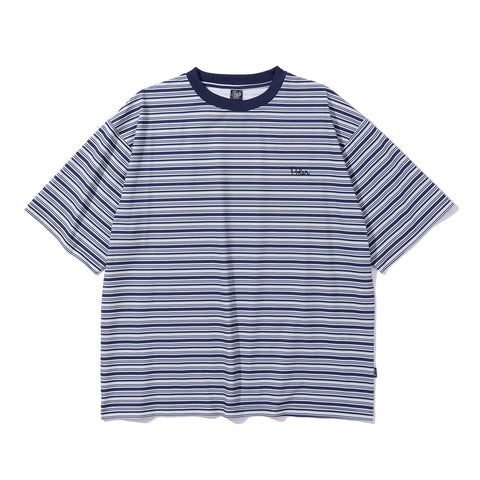 90'S STRIPE QUICK DRY TEE - CHARCOAL
