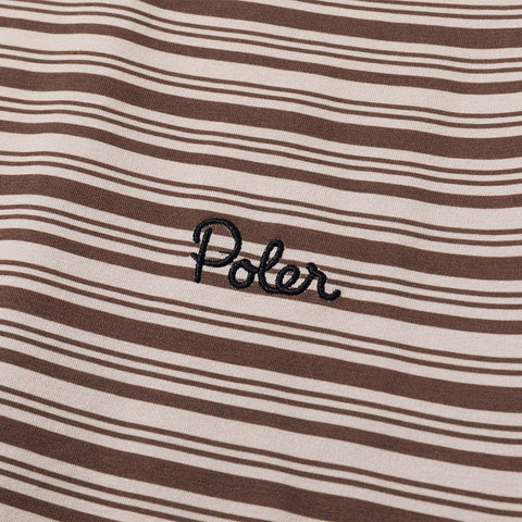 90'S STRIPE QUICK DRY TEE - BEIGE
