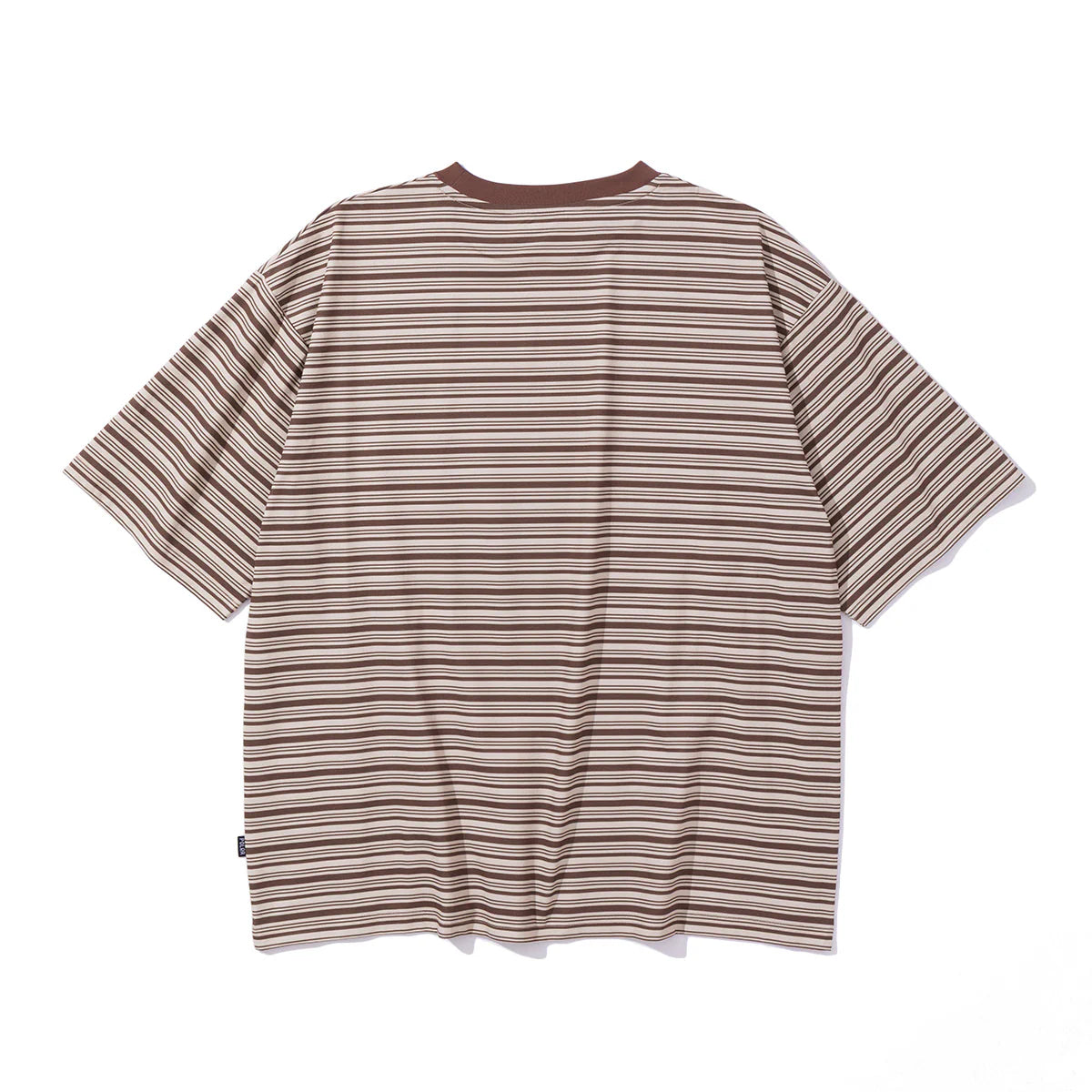90'S STRIPE QUICK DRY TEE - BEIGE