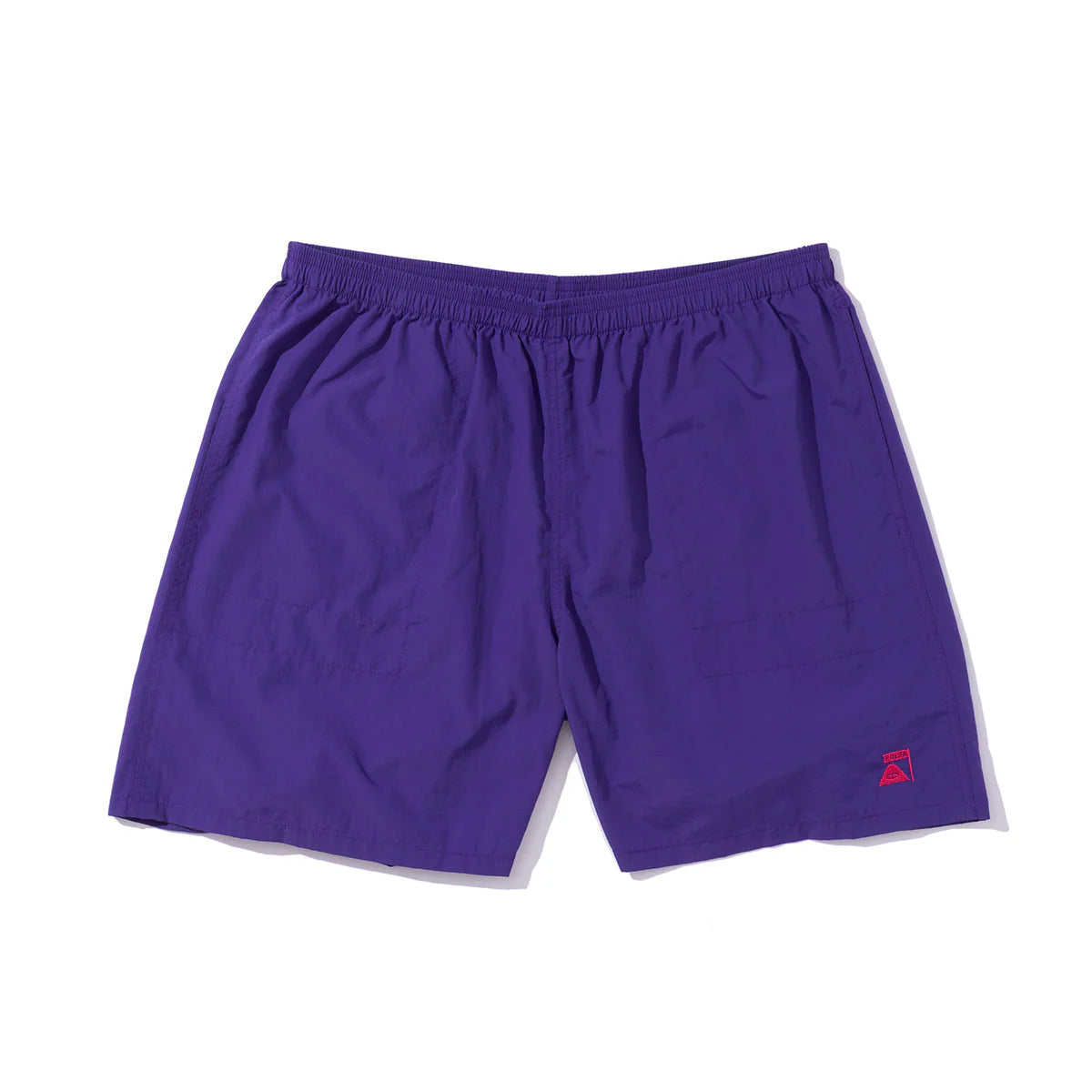 NYLON WIDE STUFF SHORTS - PURPLE