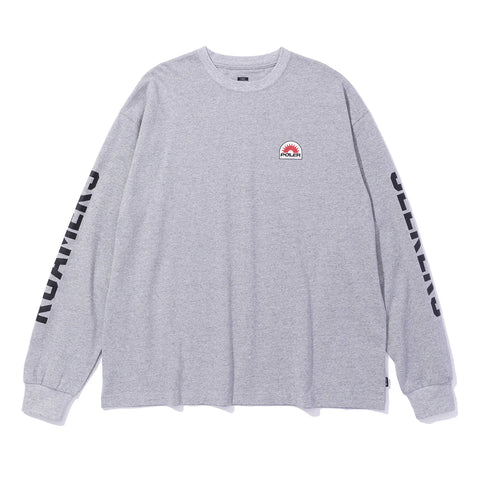 HORIZON RELAX FIT L/S TEE - ASH GRAY