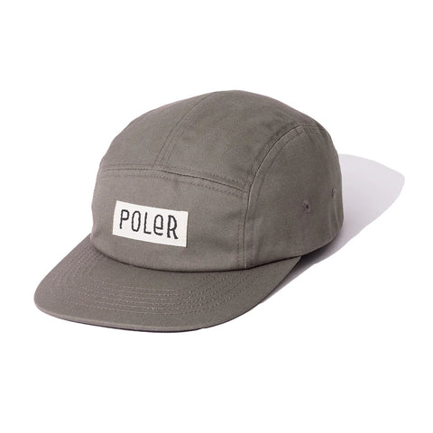 FURRY FONT COTTON 5P CAP - GRAY