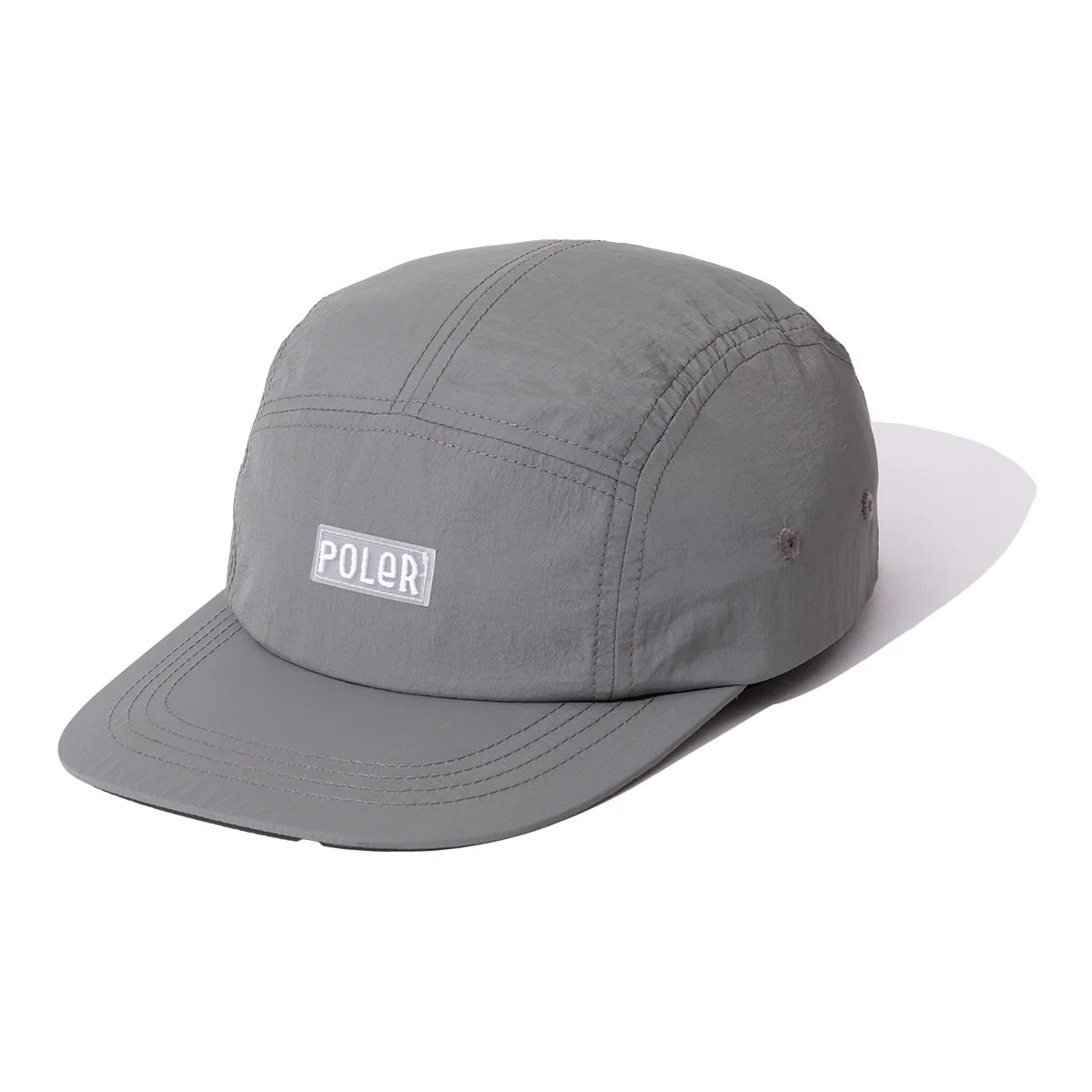 FURRY FONT NYLON 5P CAP - GRAY