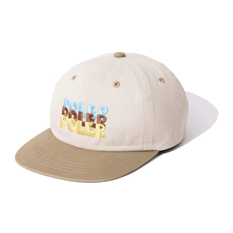 EMB BASEBALL CAP - BEIGE