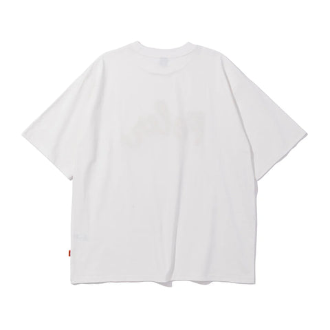 PRM PLR CHENILLE EMB TEE - WHITE