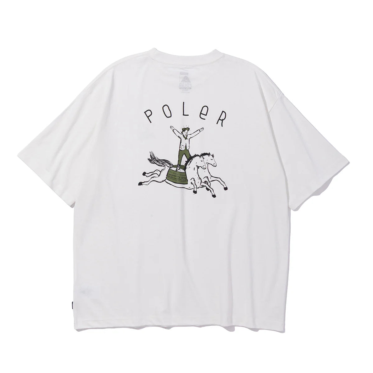 HORSE RELAX FIT TEE - BLACK