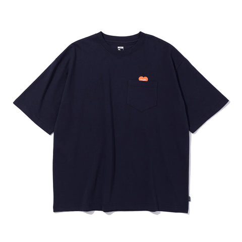 FURRY HEART RLX FT PCKT T - NAVY
